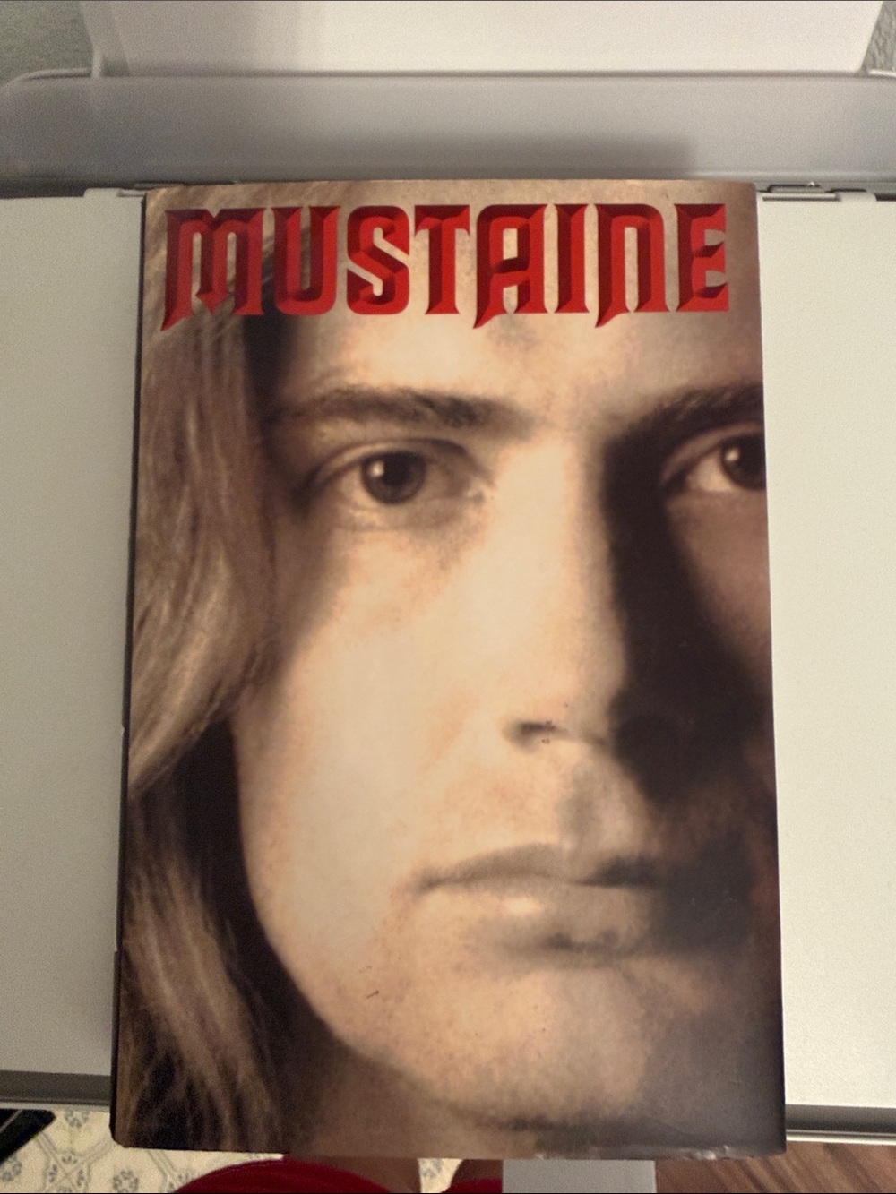 Authentic Autographed Dave Mustaine Book - took my boys to meet him in person